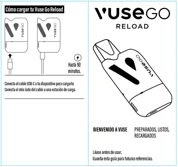 Vapeador Vuse GO Reload Black