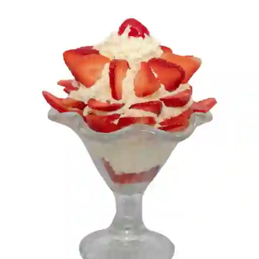 Fresas con crema