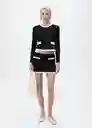 Cárdigan Peri Negro Talla S Mujer Mango