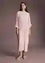 Vestido Nube-A Rosa Talla L Mujer Mango