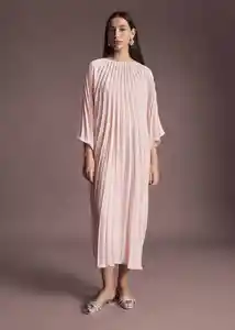 Vestido Nube-A Rosa Talla L Mujer Mango