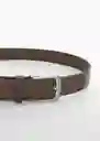 Cinturón Elástico Khaki Talla 91 Hombre Mango