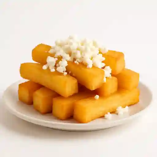 Yuca Frita con Queso