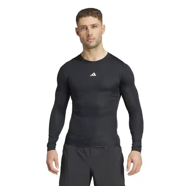 Adidas Camiseta Tf Ls Tee Para Hombre Negro Talla M