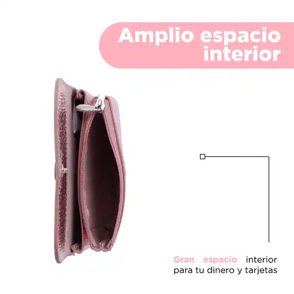 Monedero Shiny Rosa Miniso