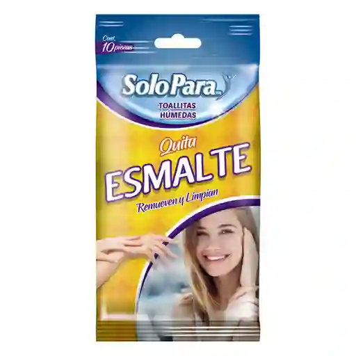 Solo Para Toallitas Húmedas Quita Esmalte