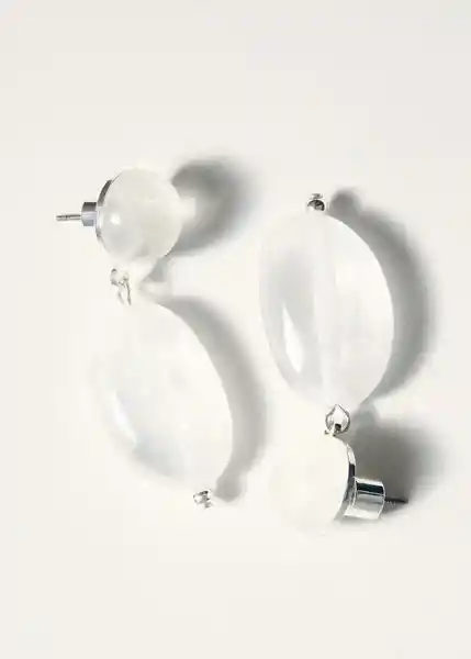 Pendientes Alba Plata Talla 99 Mujer Mango