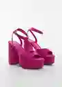 Sandalias Sou1 Fucsia Talla 42 Mujer Mango