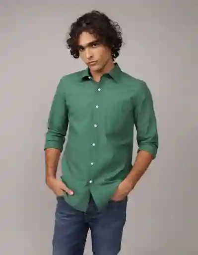 Camisa Hombre Verde Talla Medium 2722337 American Eagle