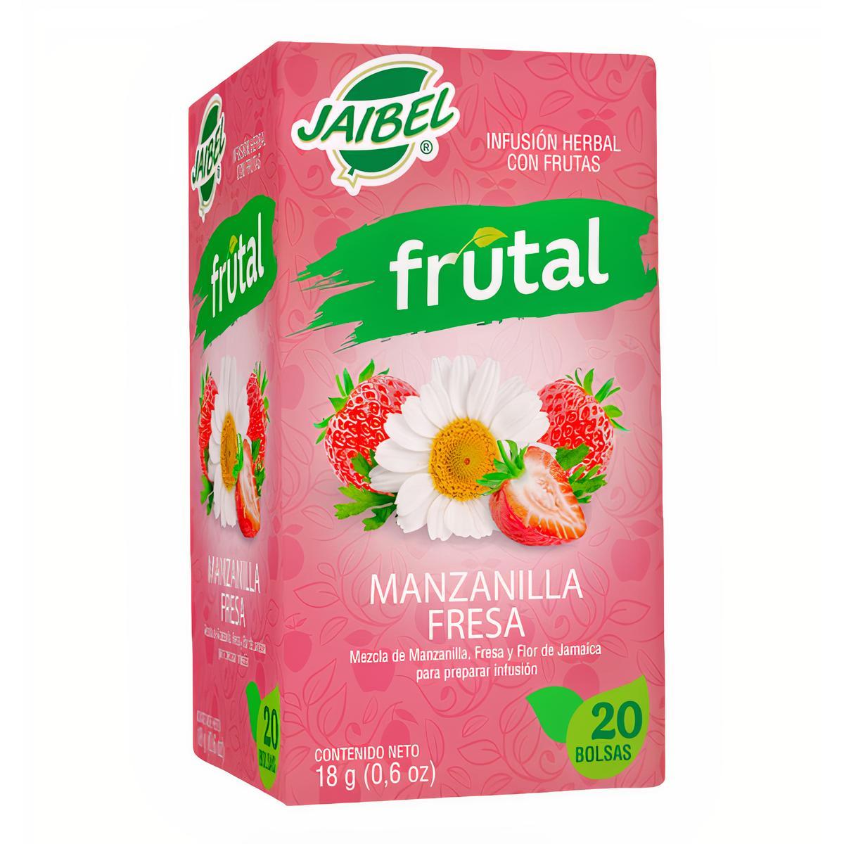 Jaibel Infusión Frutal Manzanilla Fresa 18 g