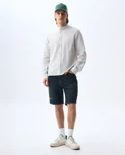 Bermuda Hombre Azul Talla 30 551G002_AZU174429 Americanino