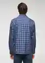 Camisa Grignon Celeste Talla XL Hombre Mango