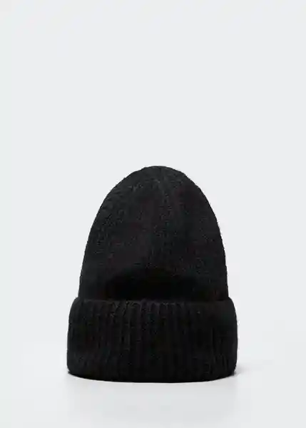 Gorro Bea Negro Talla 99 Mujer Mango