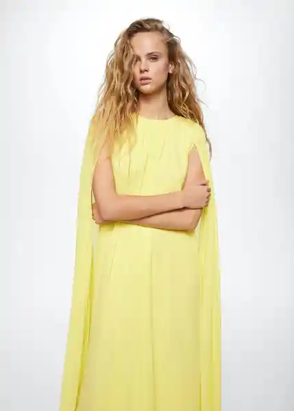 Vestido Filipa-A Amarillo Talla XS Mujer Mango