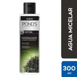 Ponds Agua Micelar Détox con Carbón Activado