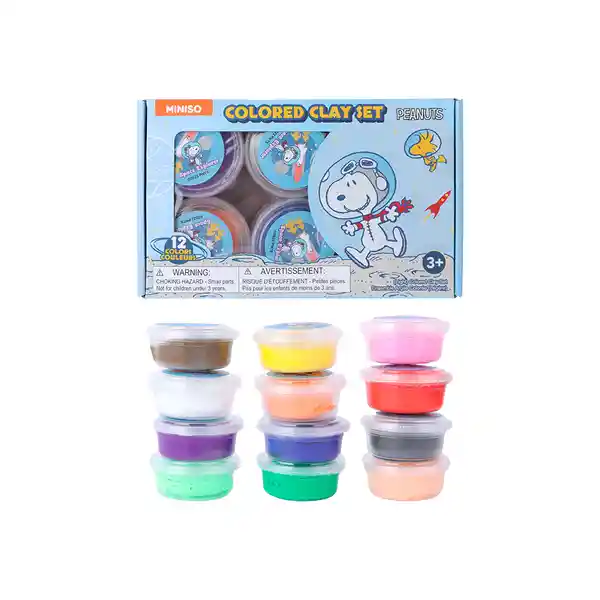 Set de Plastilina de Colores Snoopy Miniso