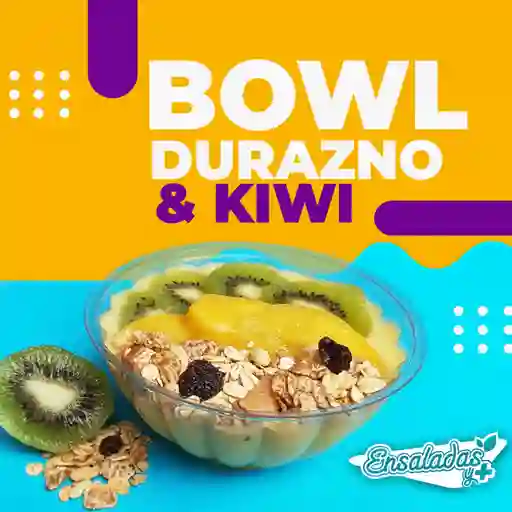 Bowl de Durazno y Kiwi