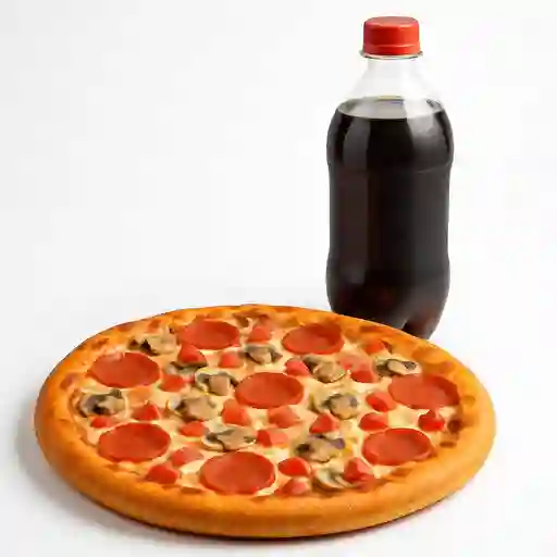 Combo Pizza Mediana y Gaseosa 1 L