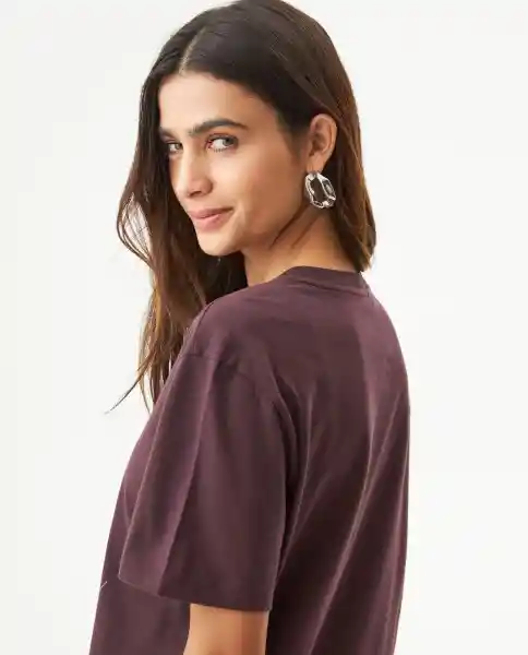 Camiseta Graphic Morado Sombrío Ultraoscuro M Chevignon