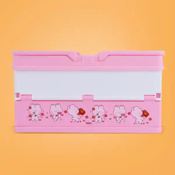 Organizador de Plástico Plegable Ratora Rosa Miniso