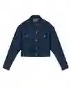 Chaqueta Trucket Azul Clásico Oscuro Talla S Femenino Chevignon