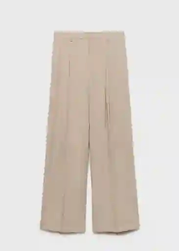 Pantalón Carla Piedra Talla 38 Mujer Mango