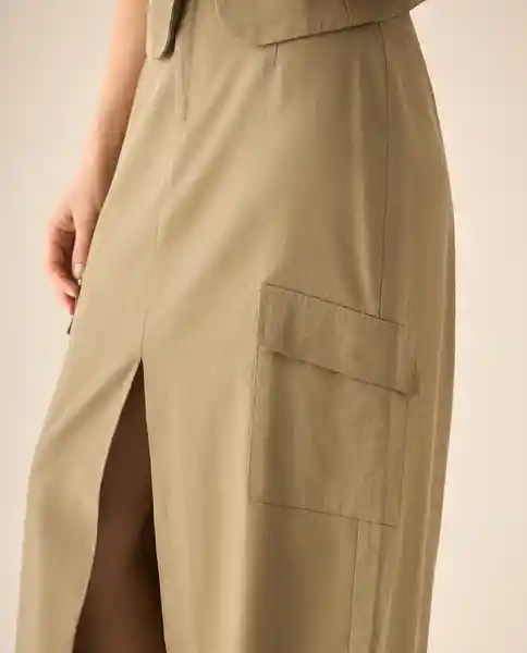 Falda Verde Hada Medio Talla 4 443G000 Esprit