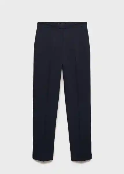 Pantalón Boreal Marino Talla 44 Mujer Mango