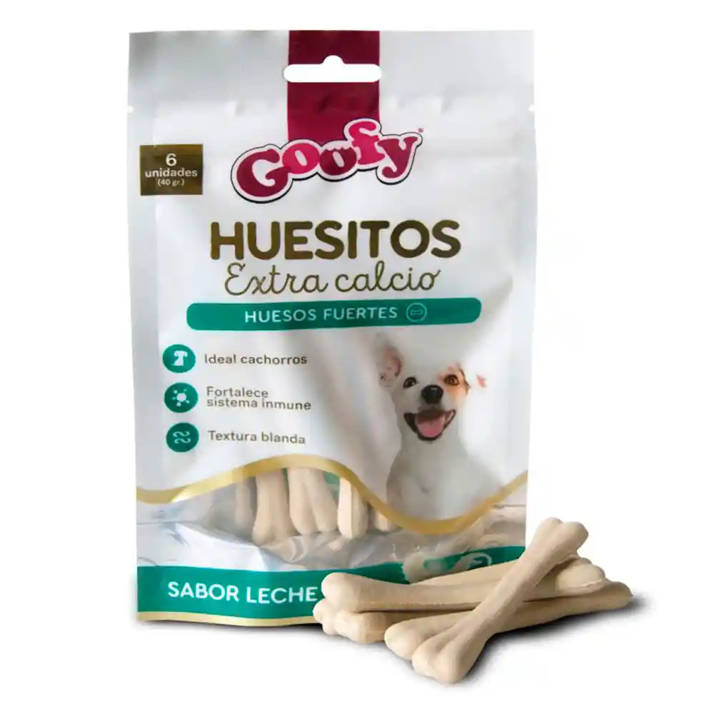 Goofy Snack Perro Huesitos Extra Calcio Leche