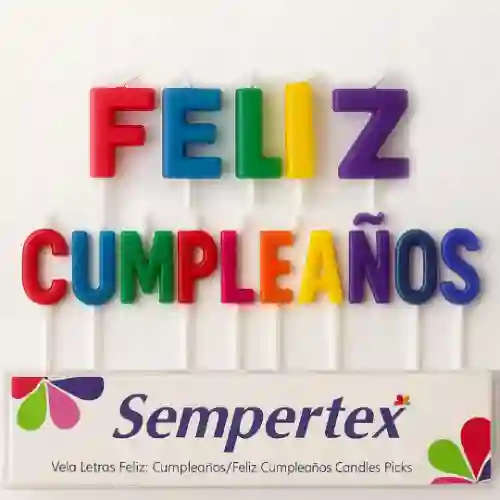 Velitas Feliz Cumpleaños - Multicolor