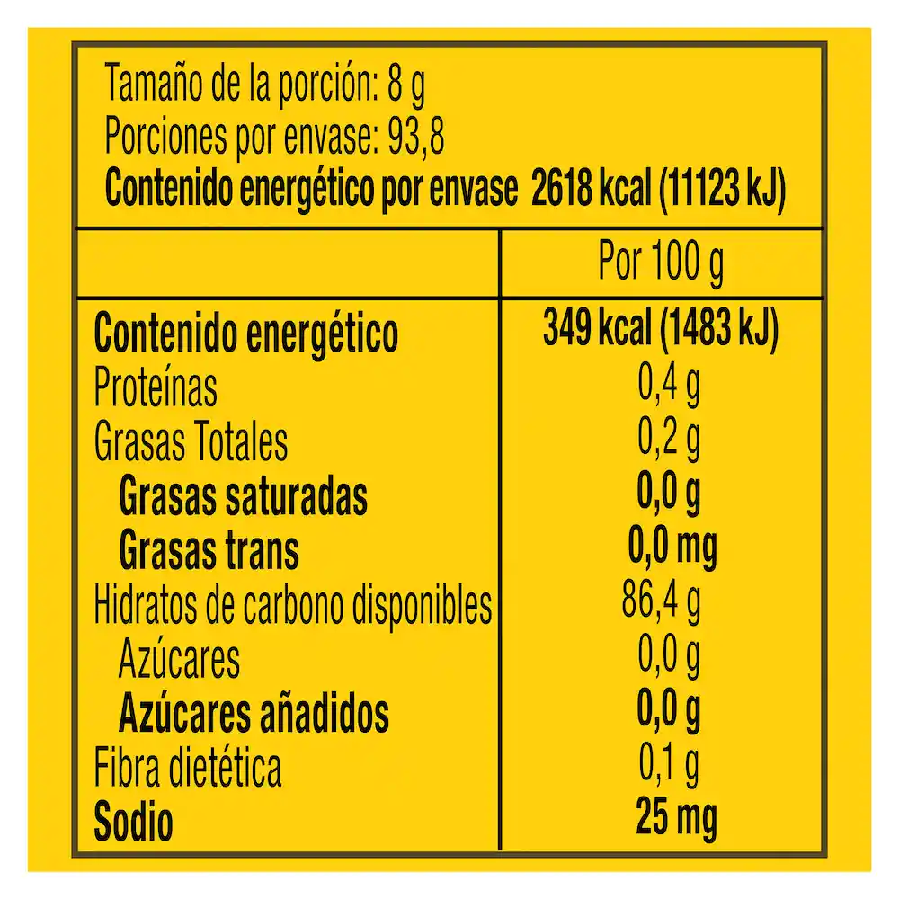 Maizena Harina de Fécula de Maíz Original