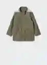 Chaqueta Parka Gaba Khaki Talla 09 Niñas Mango