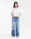 Jean Cosmo Femenino Azul Tono Medio Talla 6 Chevignon