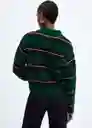 Jersey Mosco Verde Talla S Mujer Mango