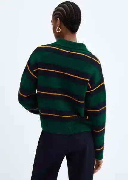 Jersey Mosco Verde Talla S Mujer Mango