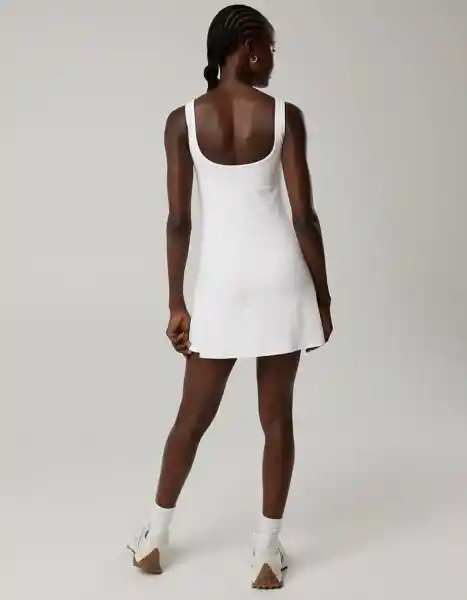 Vestido Aerie Blanco Talla Small 1681100 American Eagle