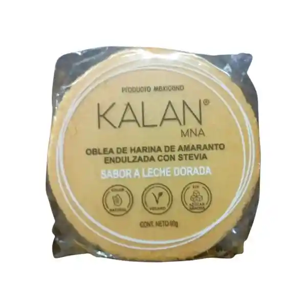 Kalan Oblea de Harina Amaranto Golden Milk
