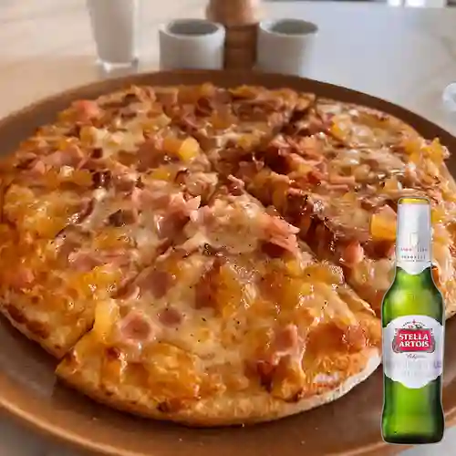 Combo Pizza Marie + Cerveza Stella Artois Bot. 330ml