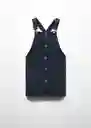 Falda Pichi Valen Navy Talla 13 Niñas Mango