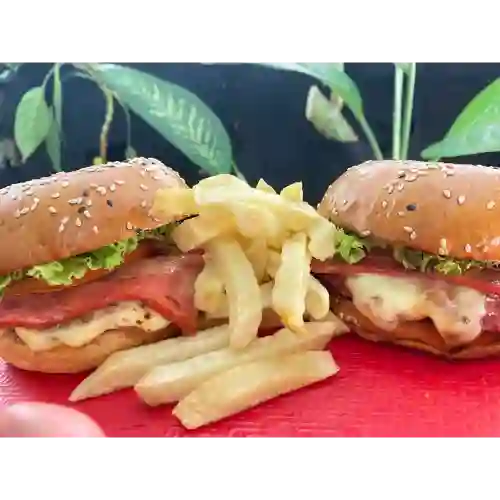 2 Burger Clásica Panda + Papas
