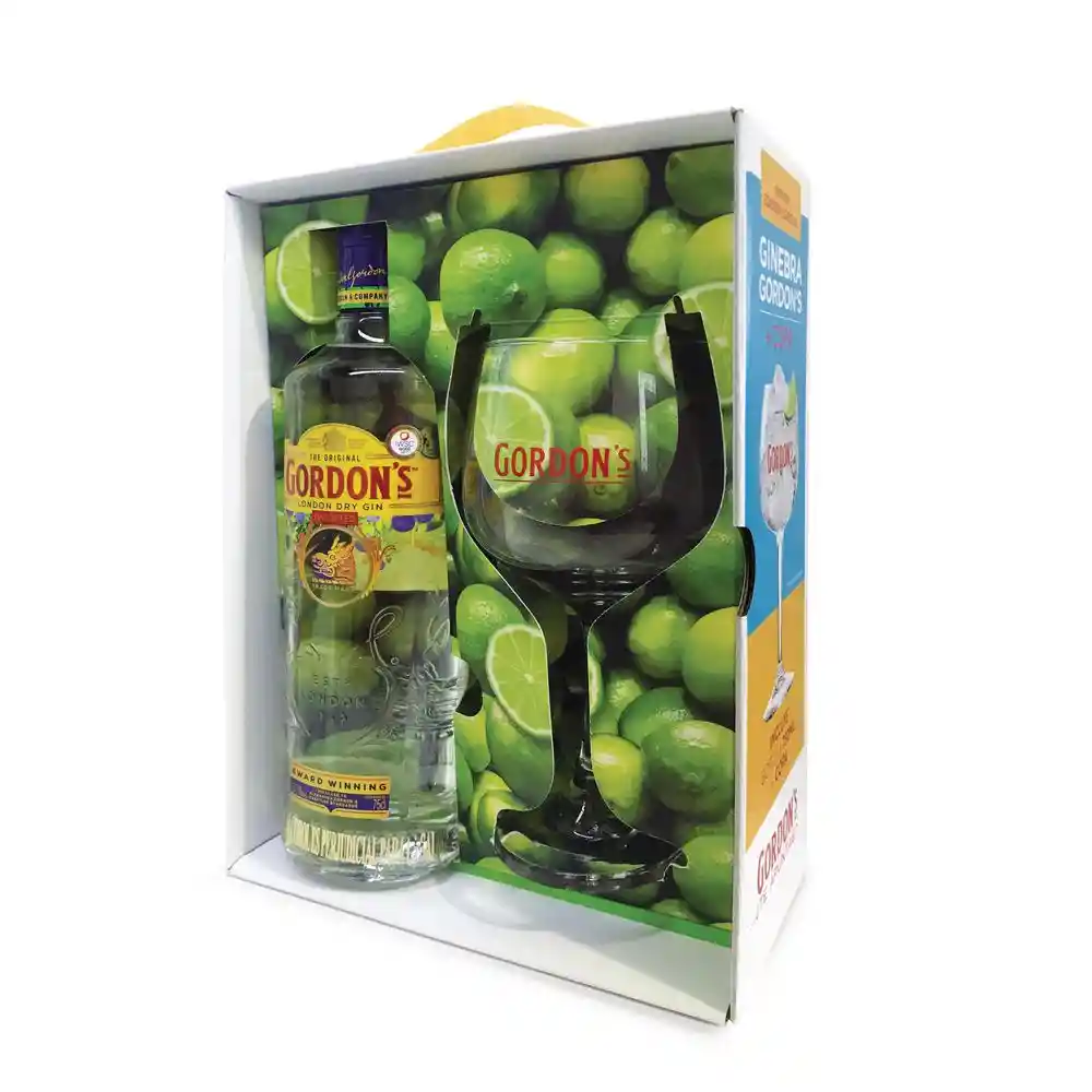 Gordons Kit Ginebra Dry Gin + Copa