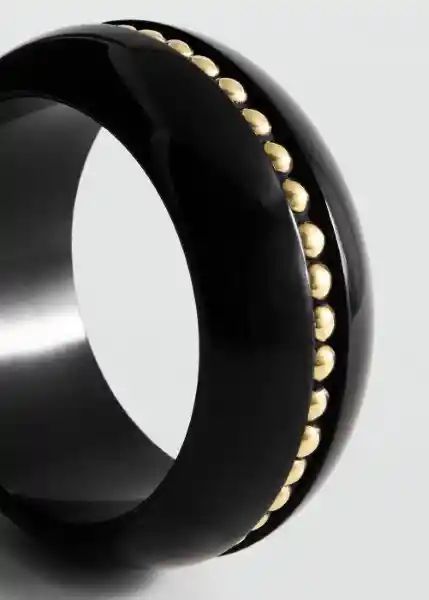 Pulsera Joana Negro Talla 99 Mujer Mango