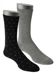 Calcetin Casual X2 Para Mujer Punto Blanco 37369