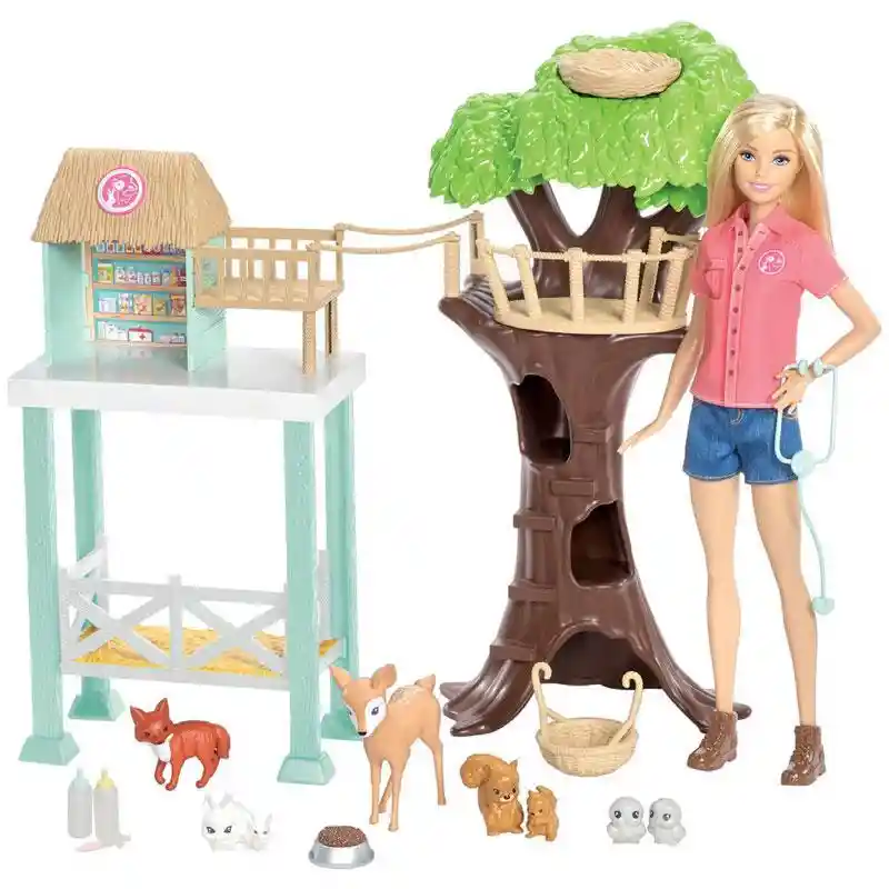 Barbie Muñeca Rescate de Animalitos