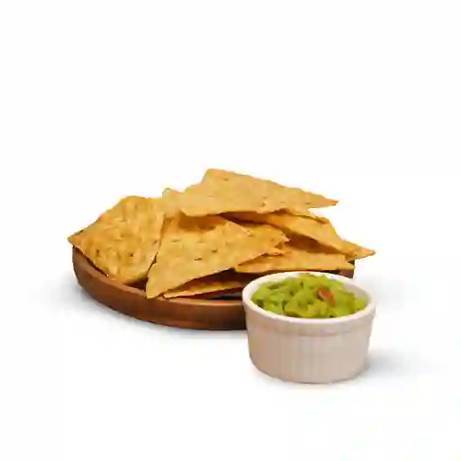 Nachos con guacamole