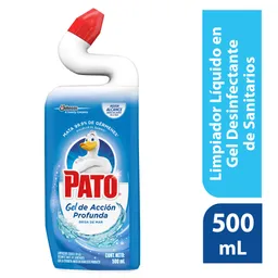 Pato Gel de Acción Profunda, Marina, Limpiador y desinfectante para inodoro, 500ml