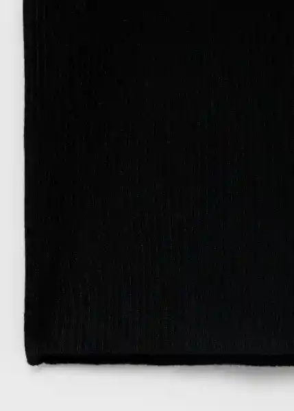 Top Crochi Negro Talla XS Mujer Mango