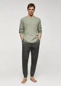 Set Pijama Combi Khaki Talla S Hombre Mango