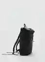 Mochila M Gum Negro Talla 99 Hombre Mango