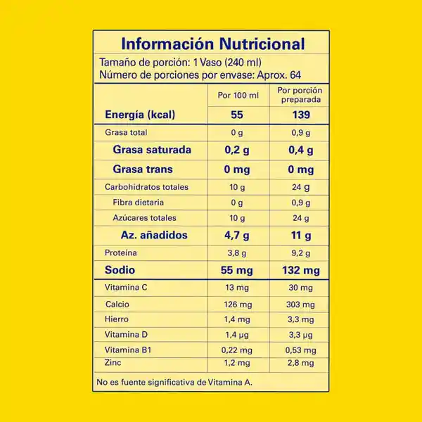 Bebida en polvo NESQUIK sabor a chocolate x 900g